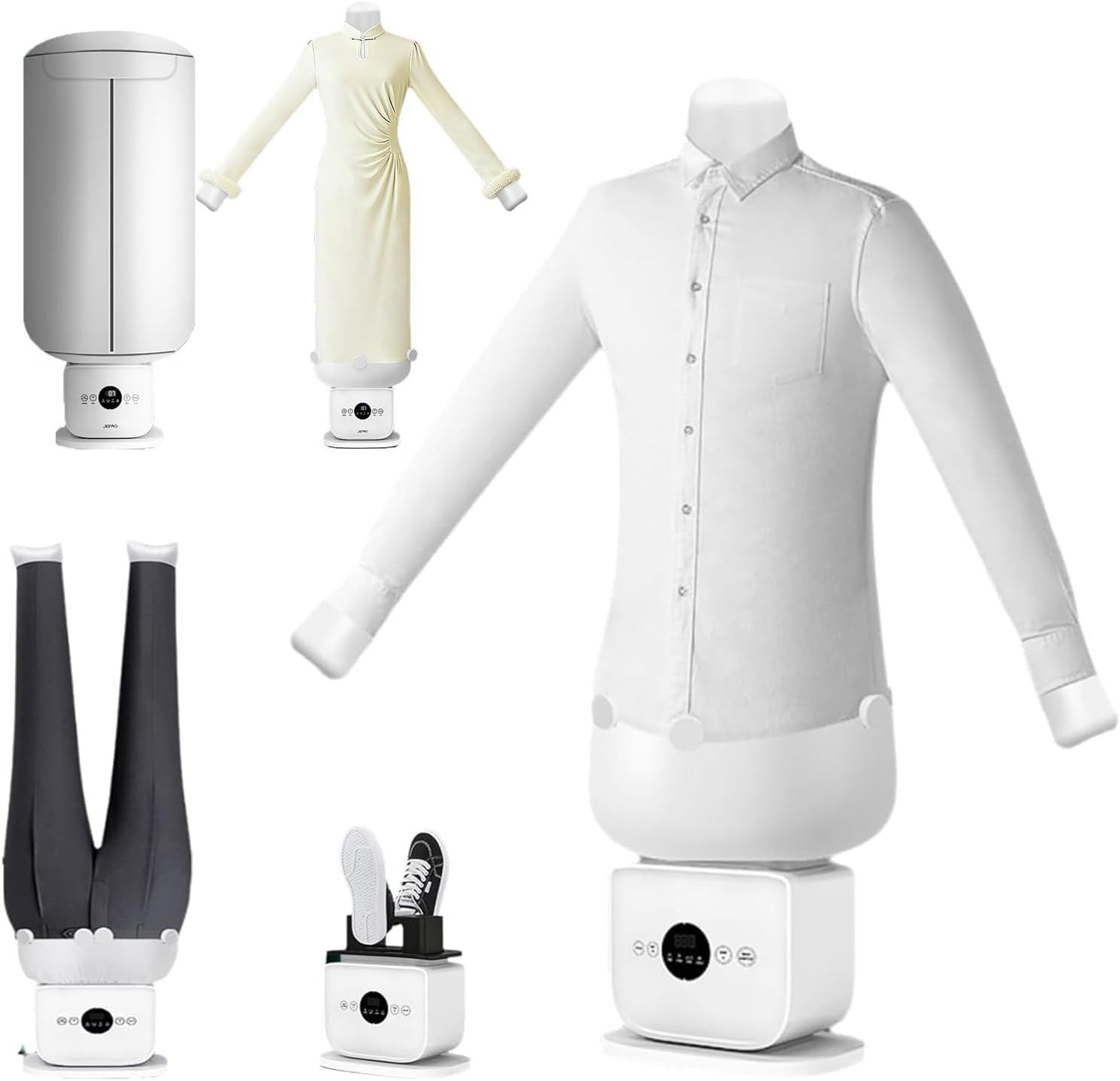 Automatic Ironing Machine, Smart Garment Steamers, 360° Without Blind Spots Drying(B)