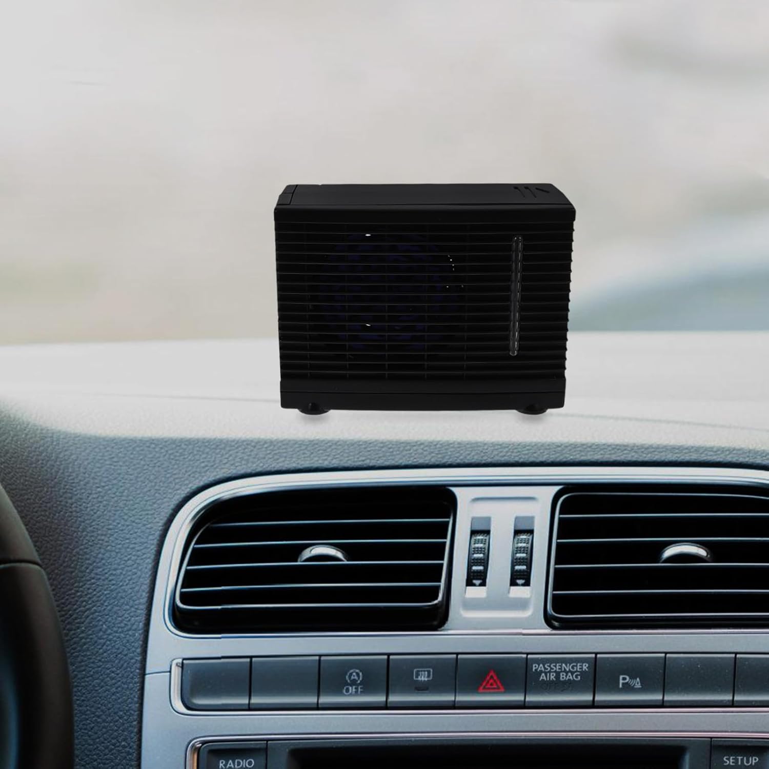 Baluue Portable Air Conditioners - 12V Portable Unit - 2 Speeds Small Portable Air Conditioner for Desk, Office, Car, Camping, White