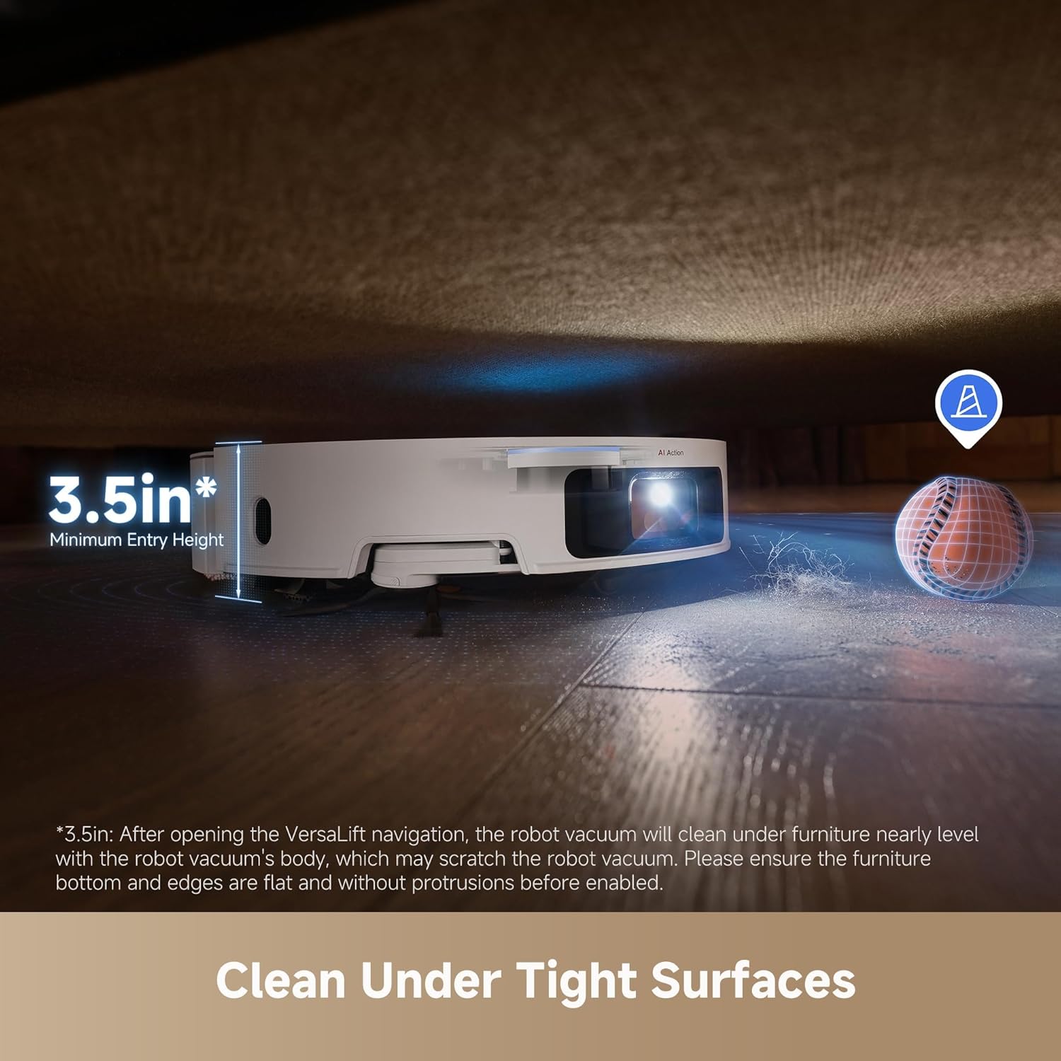 DREAME X50 Ultra White Robot Vacuum and Mop & Glory Combo High-Speed Hair Dryer