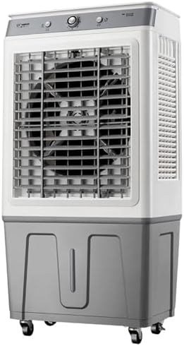 Evaporative Air Cooler,Three Adjustable Wind Speeds Portable Air Conditioner,Household Stand Up Air Conditioner,45L Water Tank,for Hotels, Restaurants, Workshops,supermarkets,etc