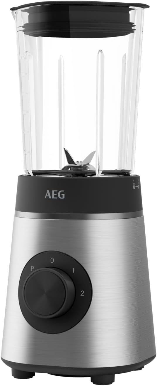 AEG Blender CB4-1-6ST Deli 4 stainless steel/350 watts/23,000 revolutions/minute/600ml jug/dishwasher safe/stainless steel