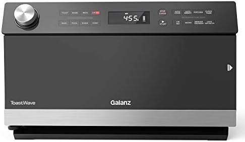 Galanz GTWHG09S1A09 4-in-1 ToastWave with TotalFry 360, Convection, Microwave, Air Fry, Toast Oven, 900W/0.9 Cu.Ft, Stainless Steel