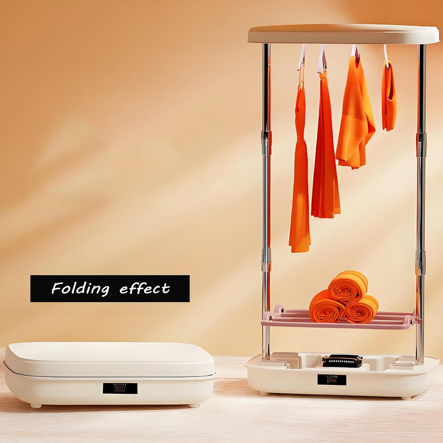 Folding Steam Closet, Portable Dryer for Clothes Double-Layer Use, Heated Clothes Drying Rack 900w for Rvs, Apartments, Travel, Dormitories