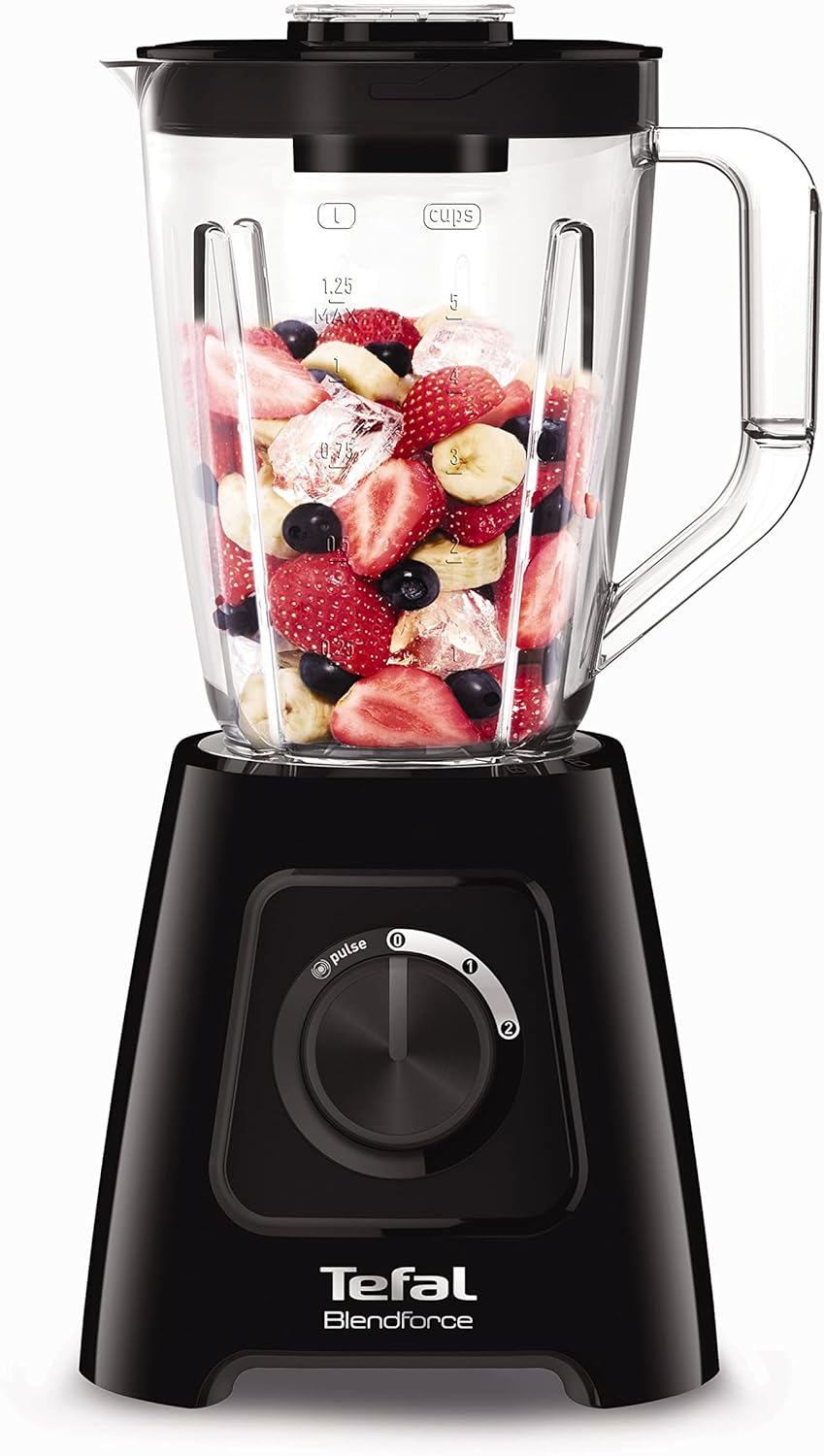 Blender with Plastic Jug, 600 W, 1.5 liters, Black