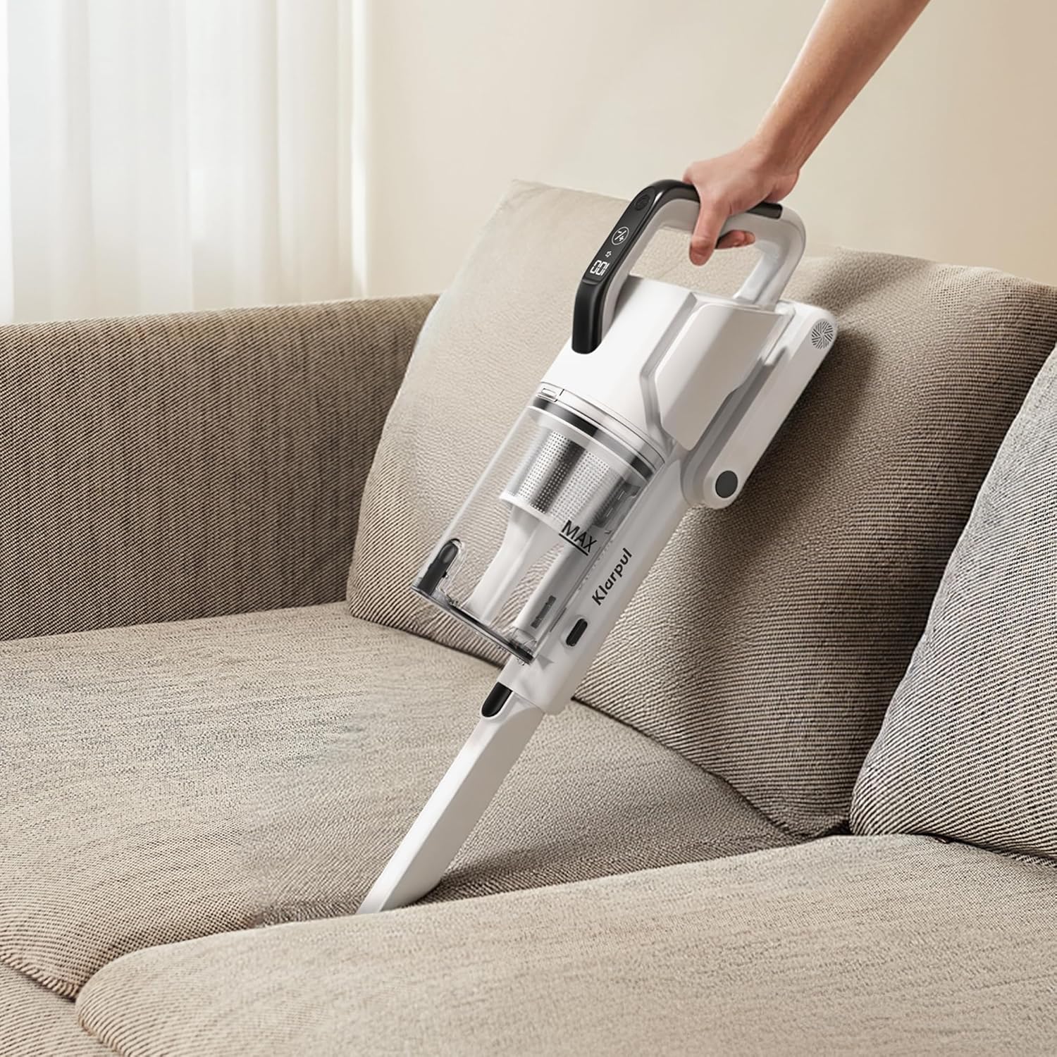 Cordless Vacuum Cleaner+ Crevice Nozzle Attachment