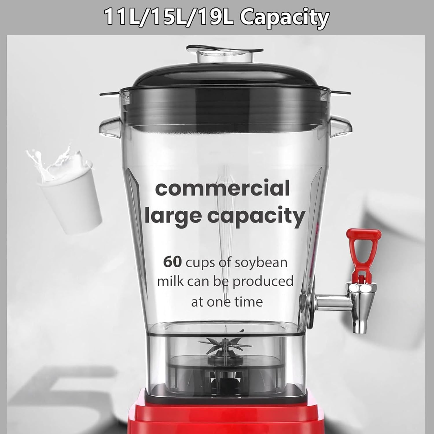 Countertop Blenders, Smoothie Maker, Grinder, Juicing Cooking Machine, Commercial Juice Blender,Food Processors,19L