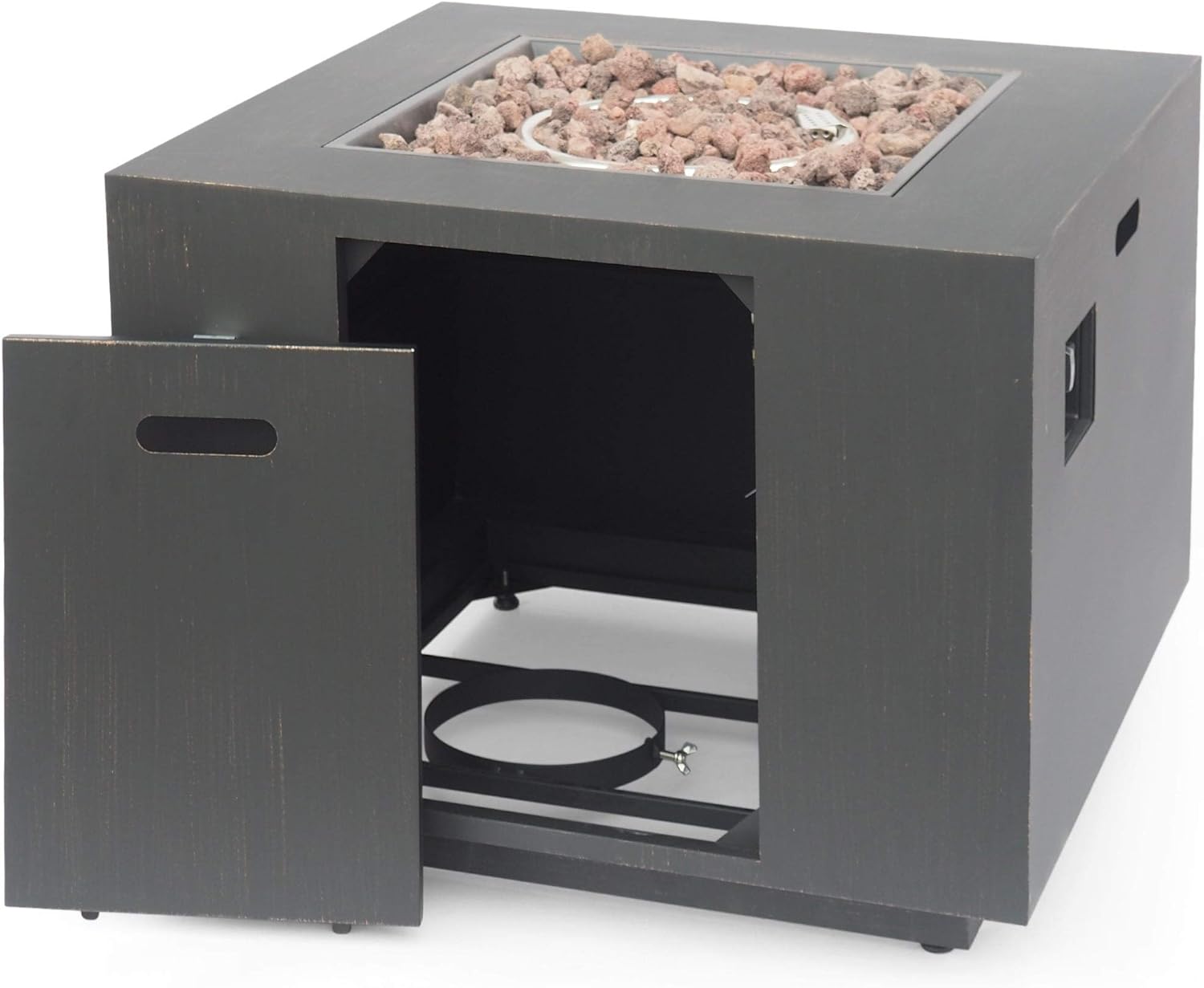 Unknown1 Outdoor 33-inch Square Fire Pit 33.00