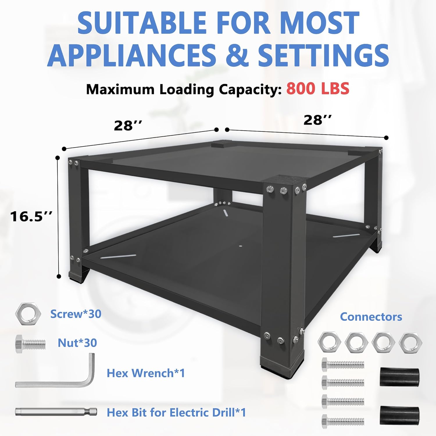 Royxen Washer and Dryer Pedestals,16