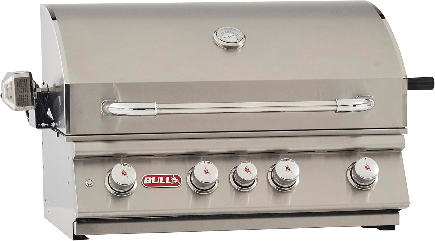 Bull Outdoor Products BBQ 47628 Angus 75,000 BTU Grill Head, LP, 304 Stainless Steel, 4 Burners, 810 sq. Inches, Twin Lights, Rotisserie Kit