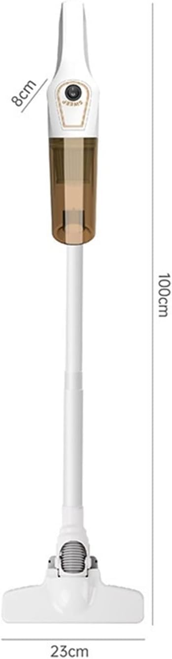 Wireless Vacuum Cordless Stick Vacuum Cleaner Vertical Handheld Wireless Home Vac for Carpet, Hard Floor (Color : White)