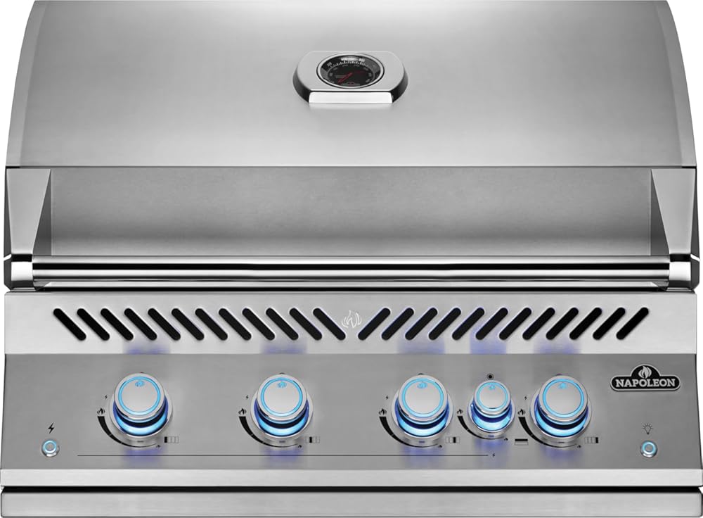 Napoleon BIG32RBPSS-1 Stainless Steel Built-In 700 Series 32-Inch Infrared Rear 4-Burner Gas Grill Head, Propane