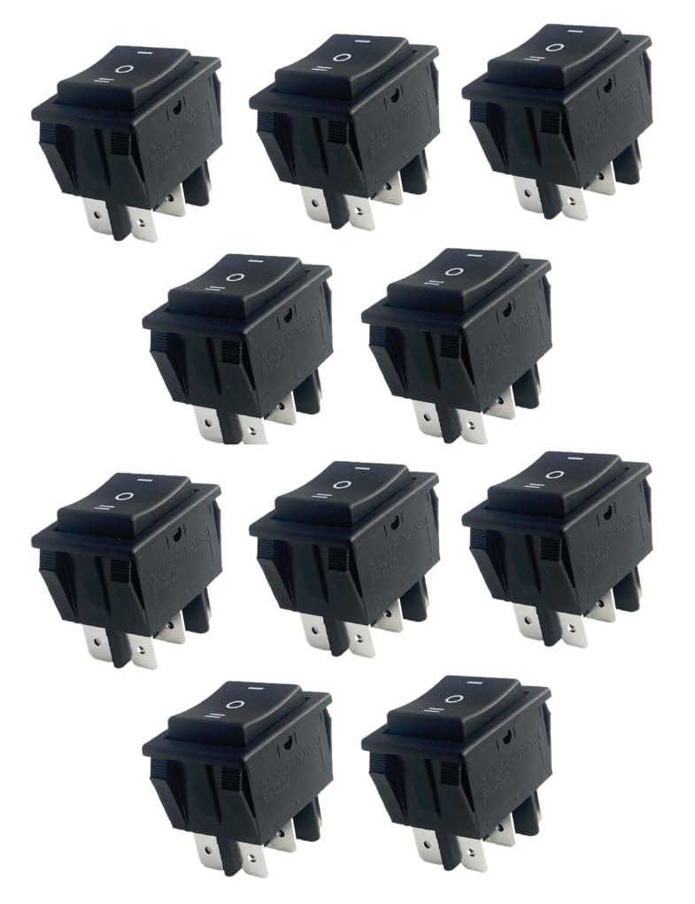 Pack of 10#105147 Vacuum Cleaner on Off Rocker Switch Upright Vacuum 105087 Quality Durable New Replacement Parts for ProTeam Pro Team 1500XP ProCare