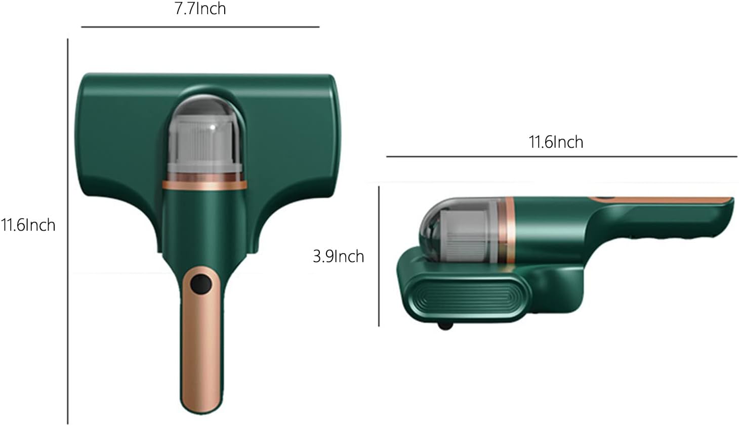 Bed Vacuum Cleaner, Mattress Vacuum Cleaner 7.5kpa Handheld Deep Mattress Cleaner High-Frequency Double Beat,Deep Cleaning, Suitable for Bedding,Sofa,Other Fabric Surfaces