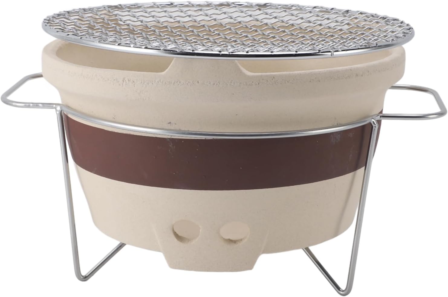 AYNEFY Outdoor Clay Barbecue Stove Exquisite Crafted Tea Brewing and Grilling Stove, Ideal for Camping and Party, AYNEFY9wemb1ti0f