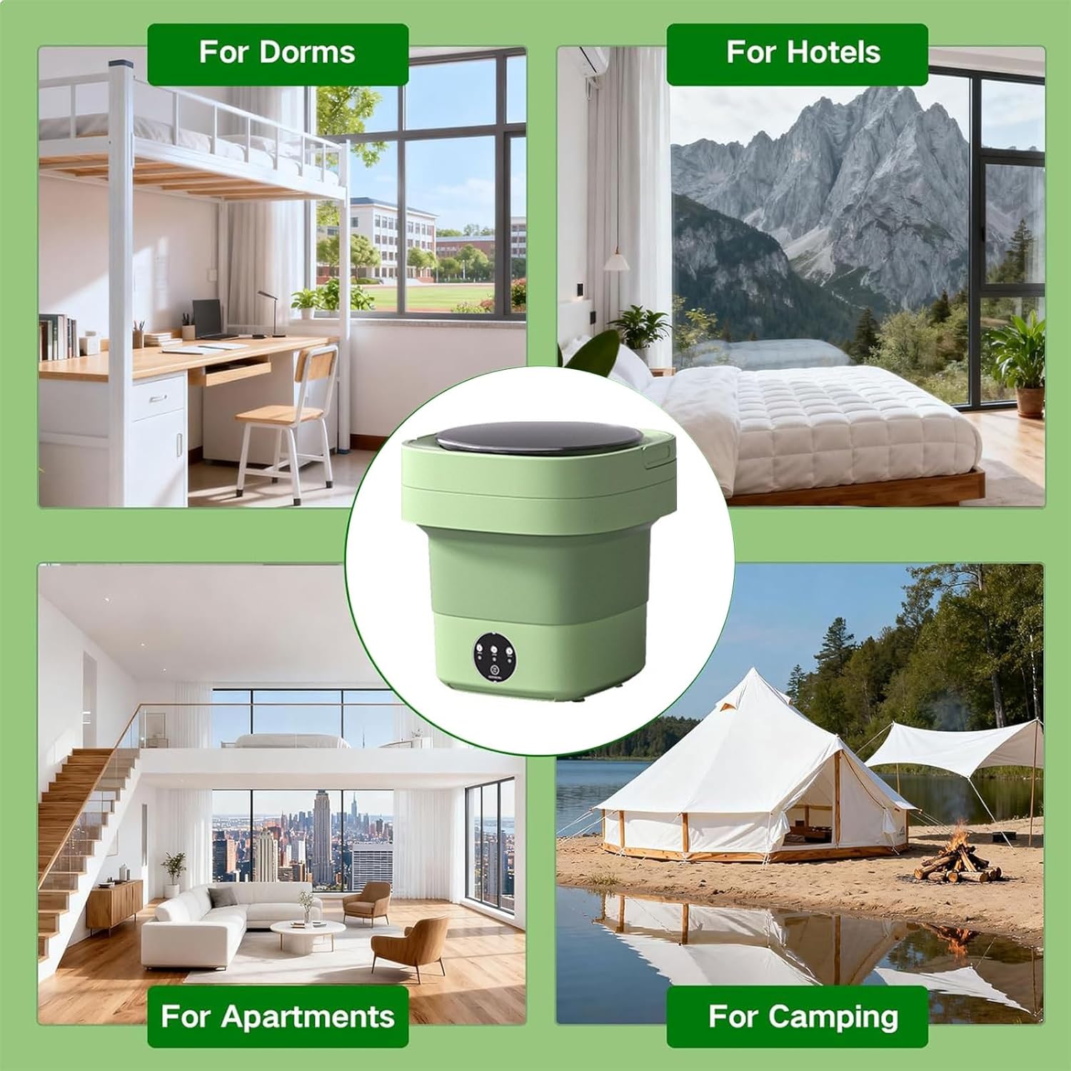 Portable Washer and Dryer 2-In-1, Mini Washing Machine with Spin Dryer Basket and 3 Wash Modes & 11L Capacity for Apartment, Dorm, Rv, Travel Compact for Small Loads & Easy Storage(Pink)