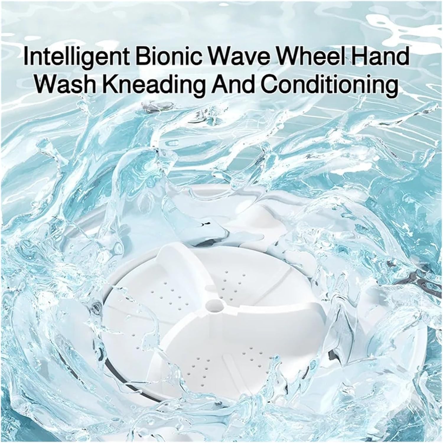 Portable Washer, Light Mini Washing Machine Small Underwear Socks Special Washing Machine Portable Folding Design Dormitory Travel Essential,for Apartments, Homes, and Dorms(Green)