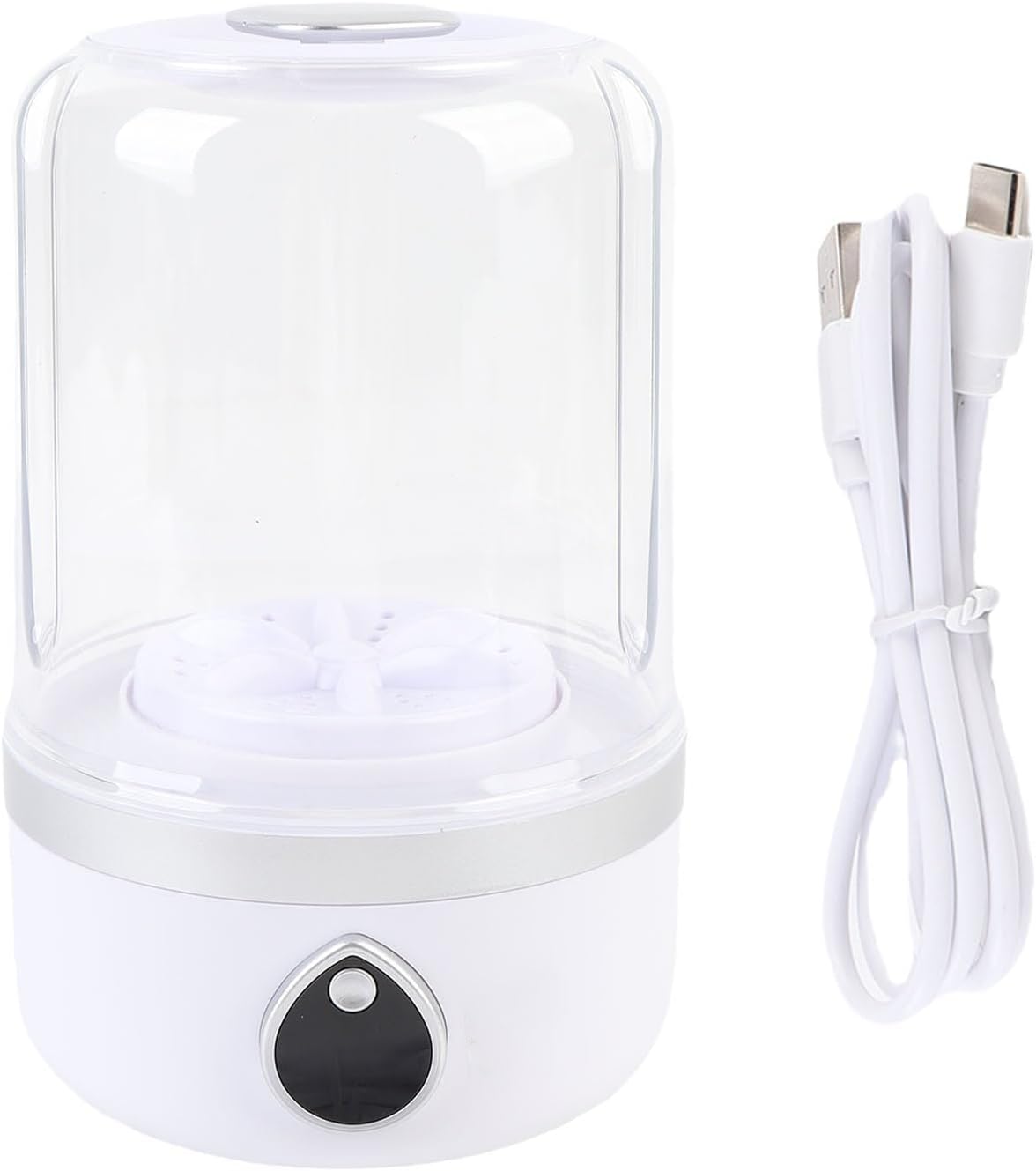 Mini Laundry Machine, Portable Rechargeable Mini Washing Machine for Underwear Sock for Apartment Dorm Hotel Travel