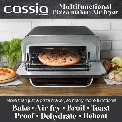 Cassia Countertop Electric Air Fryer Pizza Oven, 12
