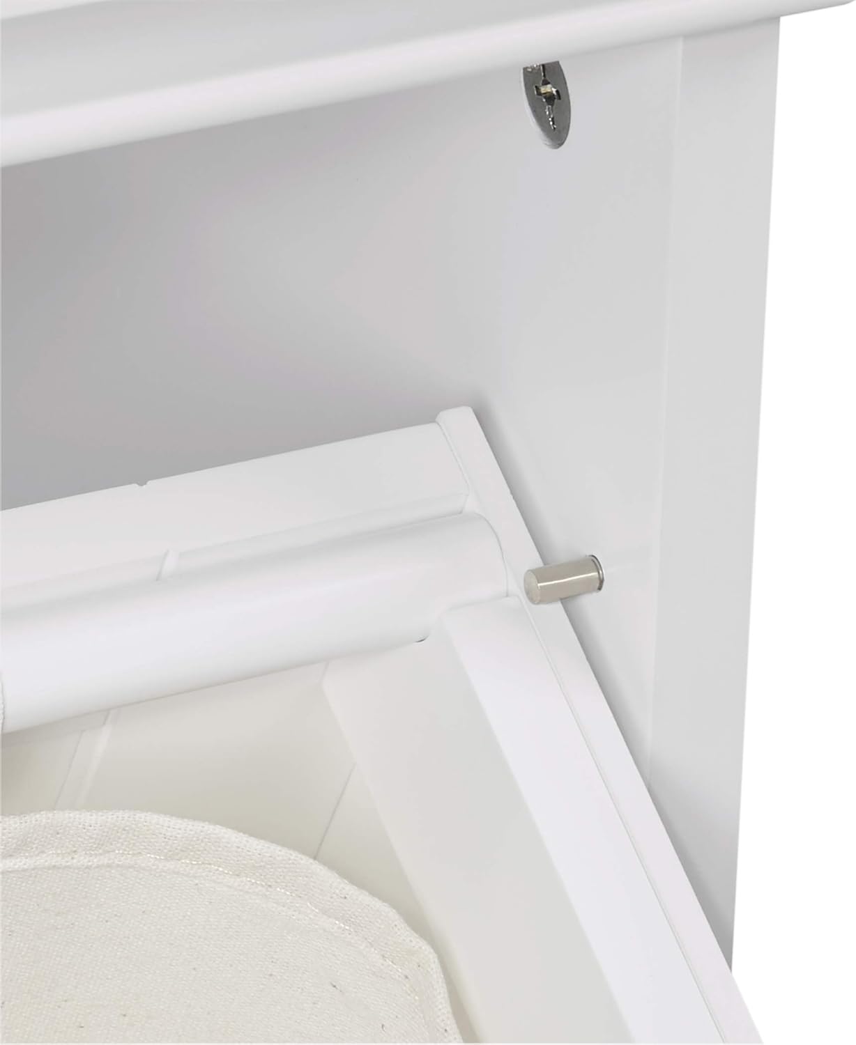 RiverRidge Somerset Tilt-Out Laundry Hamper, White