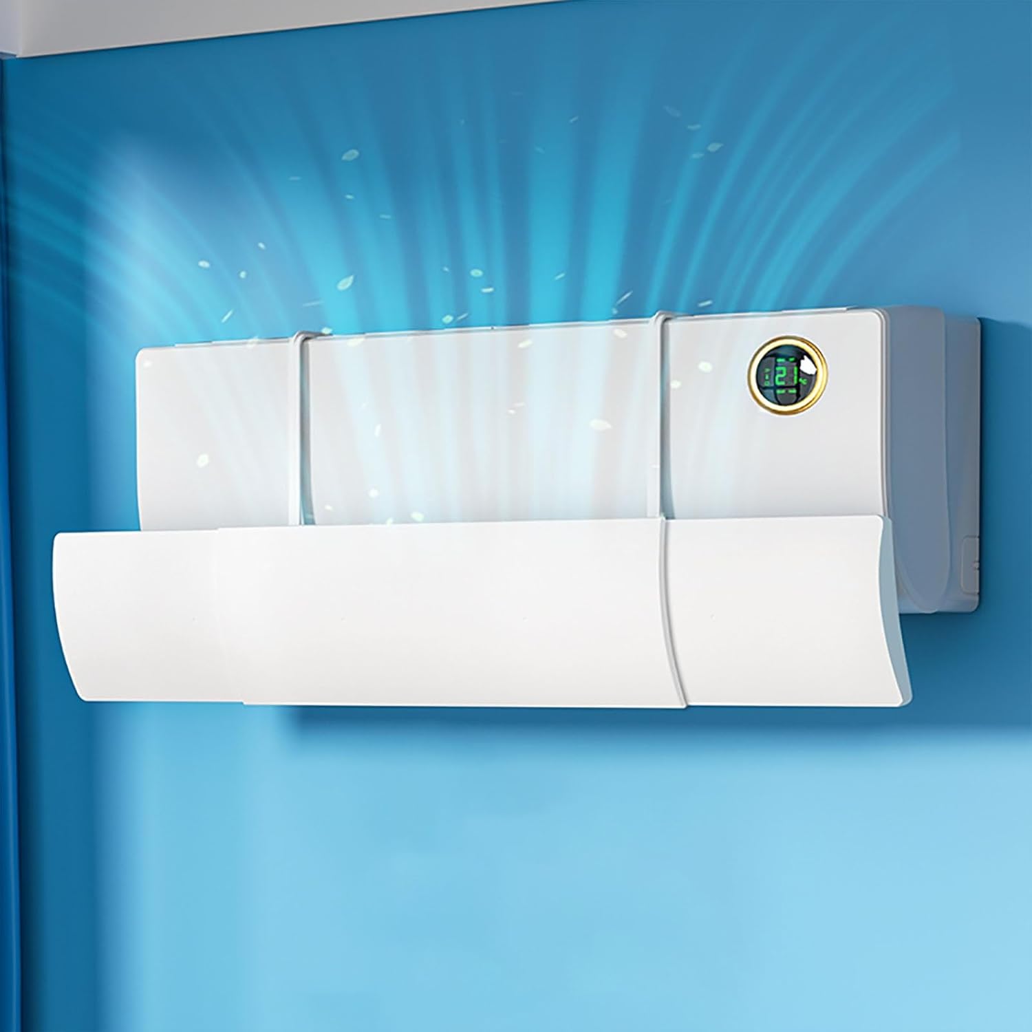 Telescopic Air Conditioner Deflector, Anti-Direct Blowing of Air Conditioners Wind Deflector, AC Air Deflectors of Punch-Free