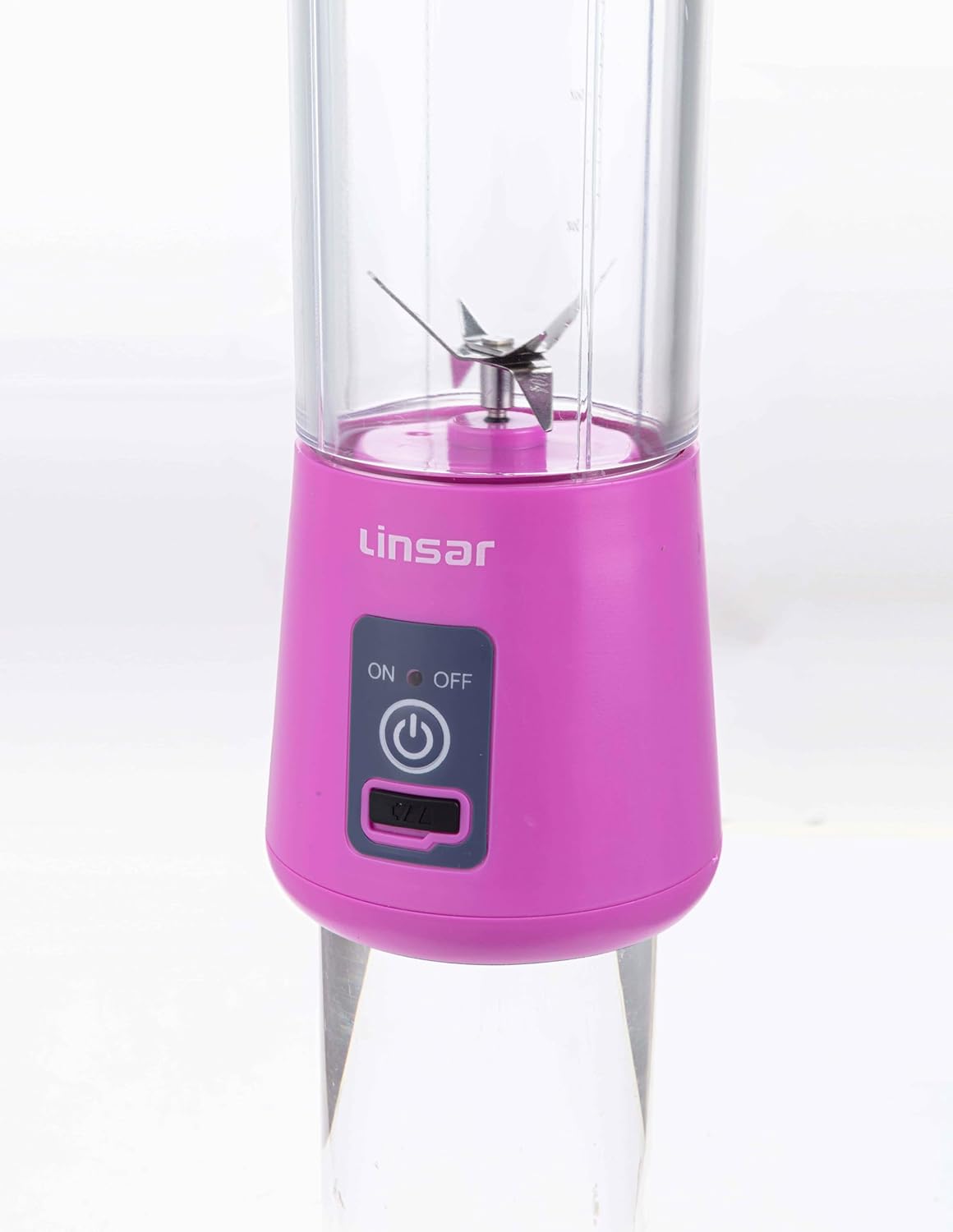 Purple Portable Blender for Shakes and Smoothies with Durable Stainless Steel Blades for Powerful Blending Performance, USB Rechargeable for Office, Gym, Kitchen and travel