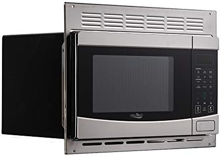 Tough Grade 1.0 Cu ft Stainless Steel MIcrowave with trim Kit | 900W | Multi-Section Cooking | Defrost | Child Lock