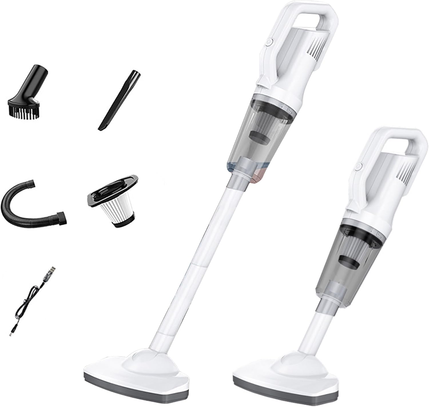 Handheld Vacuum Cleaner - 120W Cordless Vacuum with 12Kpa Powerful Suction, 30-Minute Runtime, LED Light, Lightweight Vacuum Cleaner 0.6kg, for Home, Hardwood Floors, Carpet, Car