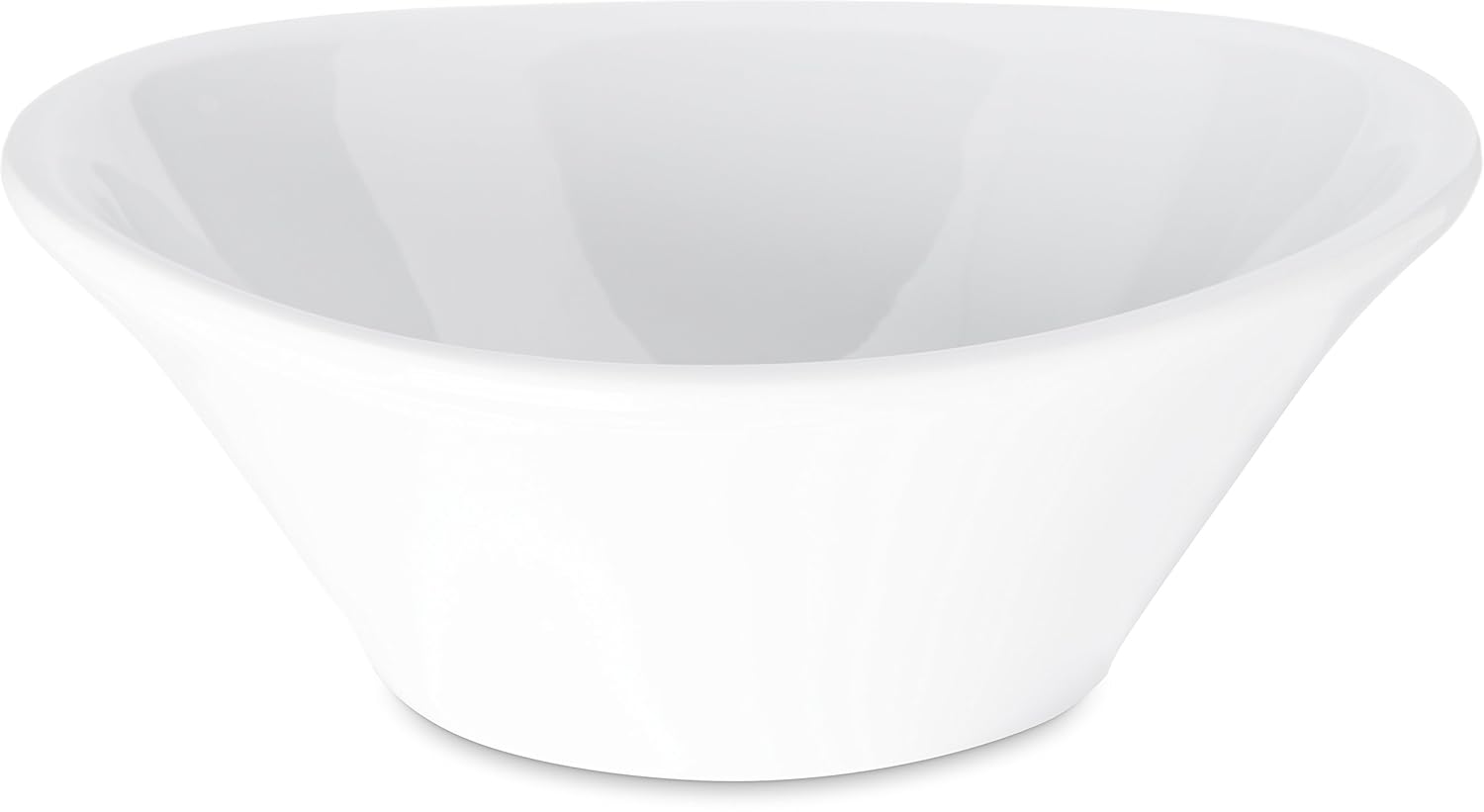Carlisle FoodService Products Stadia Resuable Plastic Bowl for Home and Restaurant, Melamine, 12 Ounces, White, (Pack of 12)
