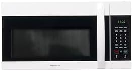 Farberware 1.7 Cu. Ft. Over-the-Range Microwave Oven – 1000 Watts Power, Auto Cook Settings, Defrost, Easy Clean and Child Safety Lock - White