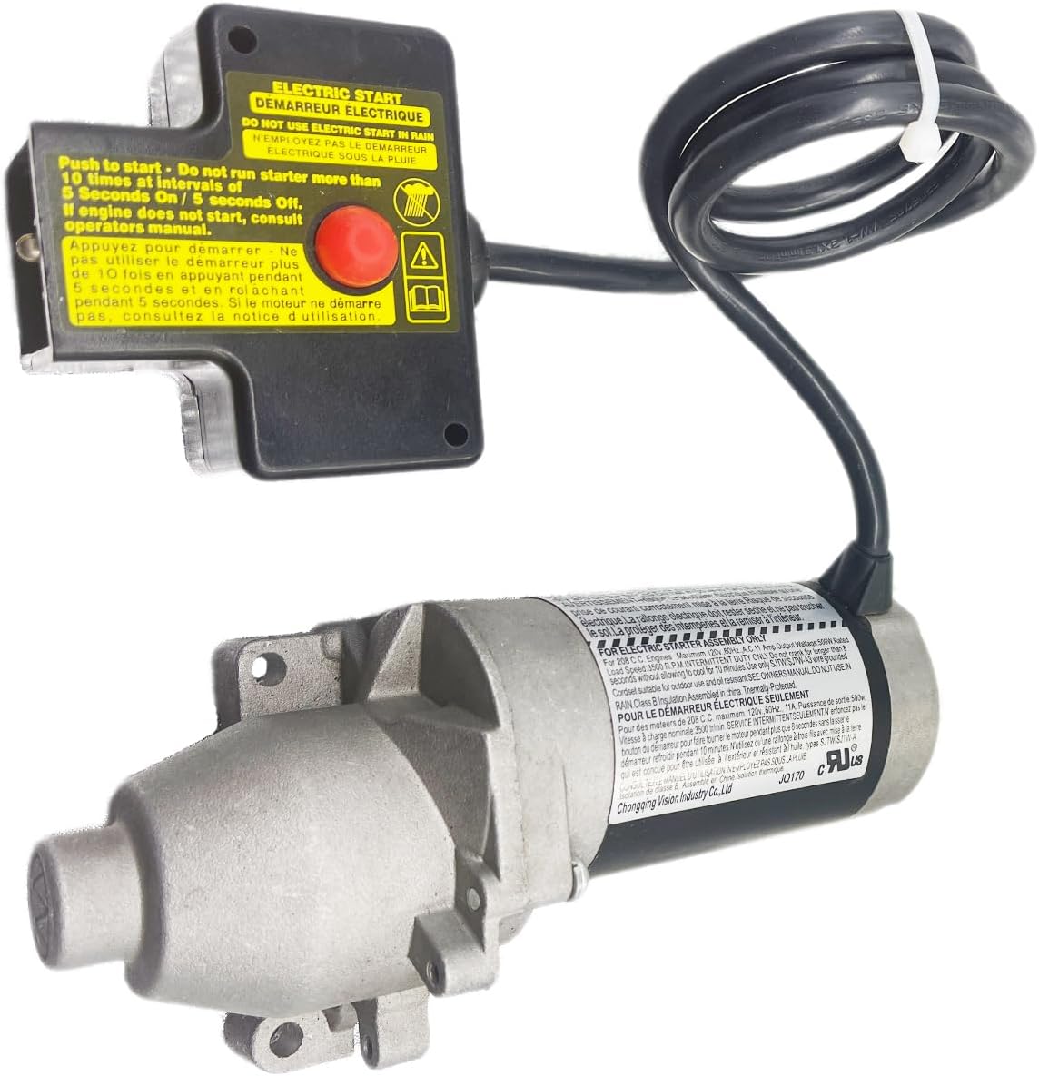 951-10645A Electric Starter/Motor 751-10645 951-10645B Compatible with Ariens/Troy-Bilt/MTD/Cub-Cadet/Craftsman/Toro/Husqvarna/LCT Snowblower 208cc 254cc Engine