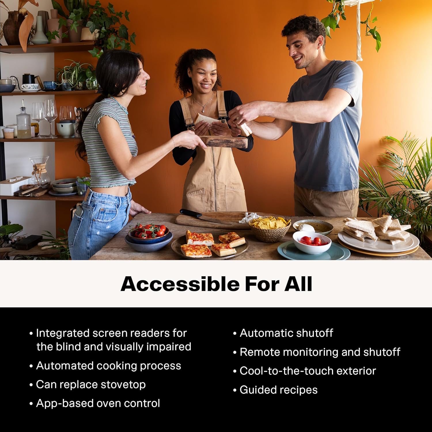 Brava Oven Starter Set: 10-in-1 Touchscreen Countertop Smart Oven, Air Fryer, 6-Slice Toaster, Slow Cooker, Reheater, Dehydrator, Rice Cooker, Auto-Shut Off, 1800W, Stainless Steel Kitchen Appliance