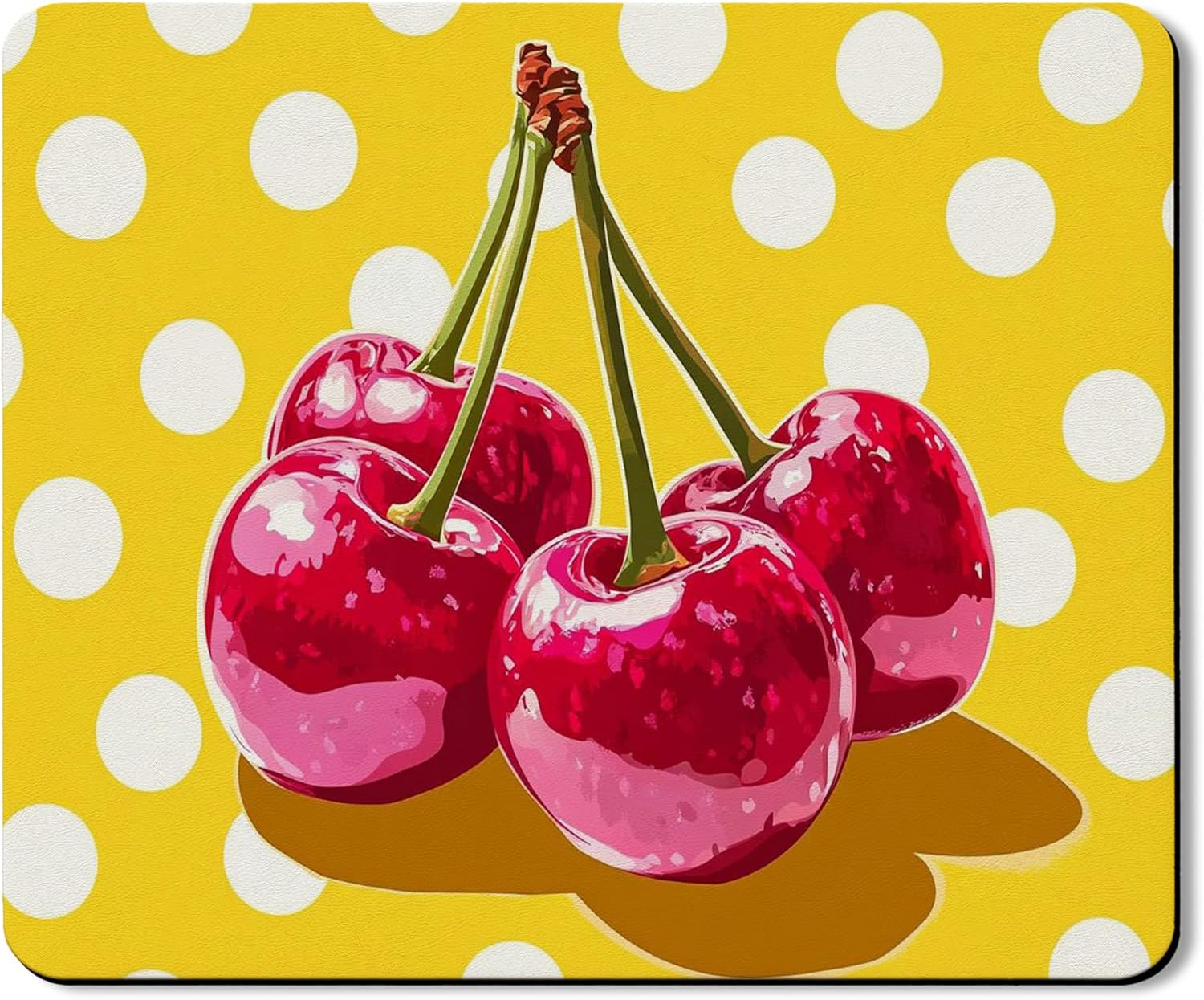 Cherries Washer Dryer Top Protector Mat, Retro Cherries Design Laundry Machine Dust Cover, Summer Waterproof Rubber Anti-slip Washer And Dryer Mats for Laundry Room 20x24 Inch