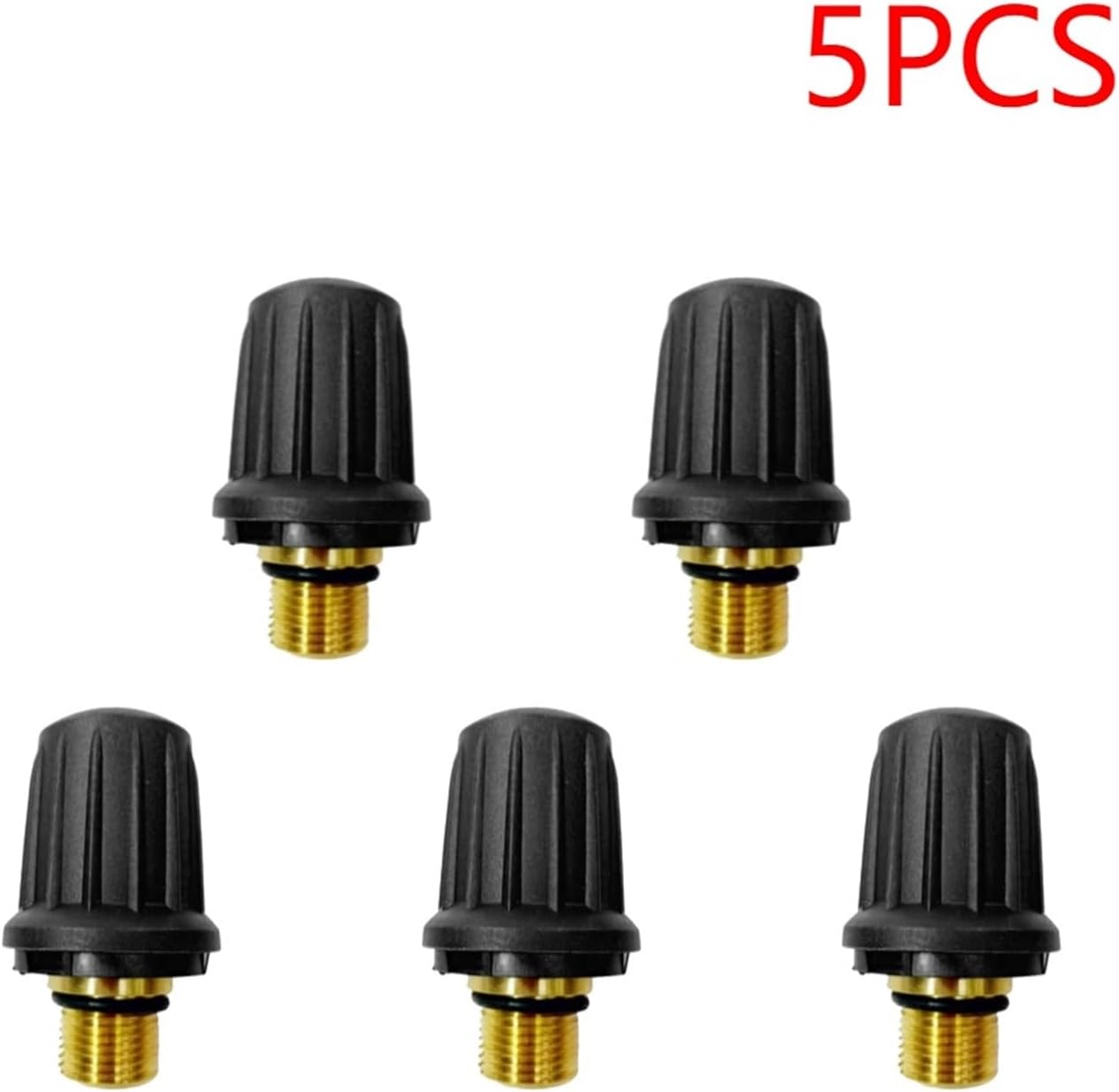 Steam Cleaner Safety Tank Cap Vacuum Boiler Brass Lid Replace Safe Valve,Compatible for Karcher， SC1 SC2 CTK10 SC2D(5PCS)