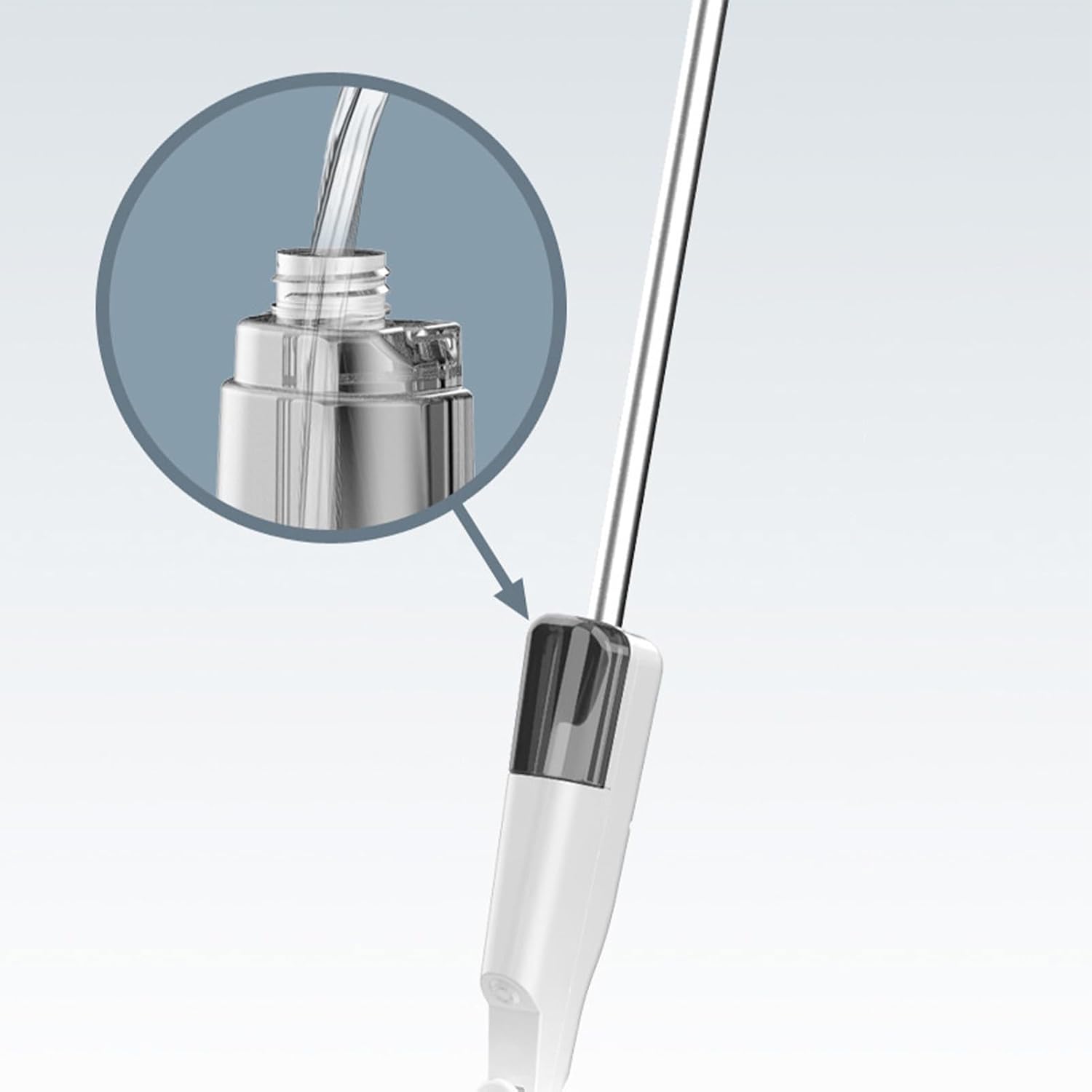 Electric Mop for Floor Cleaning,Floor Daily Light Cleaning,Rechargeable Lightweight Cordless Electric Mop with Water Sprayer for Hardwood Tile Marble Floors(White)