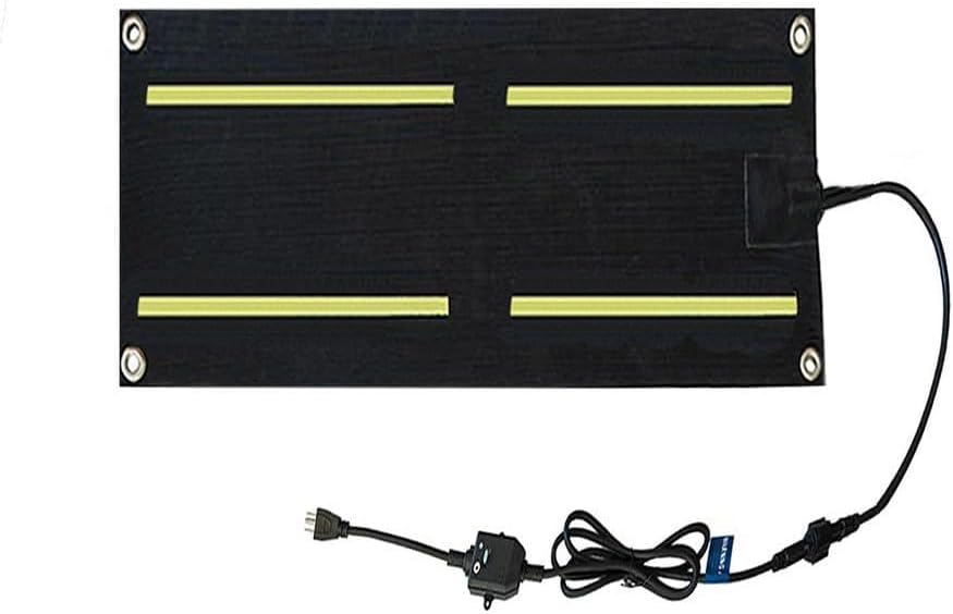 Heated Snow Melting Mats for Entrance, Heated Sidewalk Mats for Ice and Snow Removal, Outdoor Non Slip Rubber Electric Heated Melting Pad for Driveway,40x60inch/101.6x152.4cm