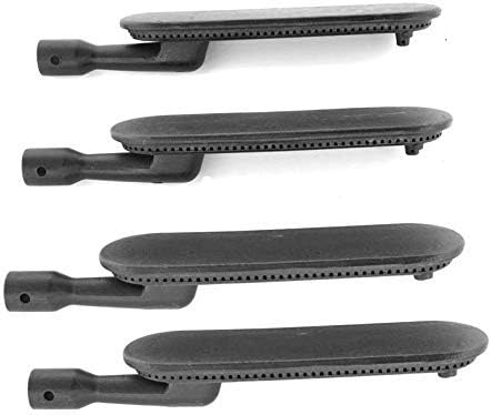 4 Pack Cast Iron Burner Replacement for Grand Hall ELITE 791, Kenmore 141.166801, 141.17681, 141.17690, 141.176901, 141.17691, Grand Hall ELITE 791, and Gas Grill Models