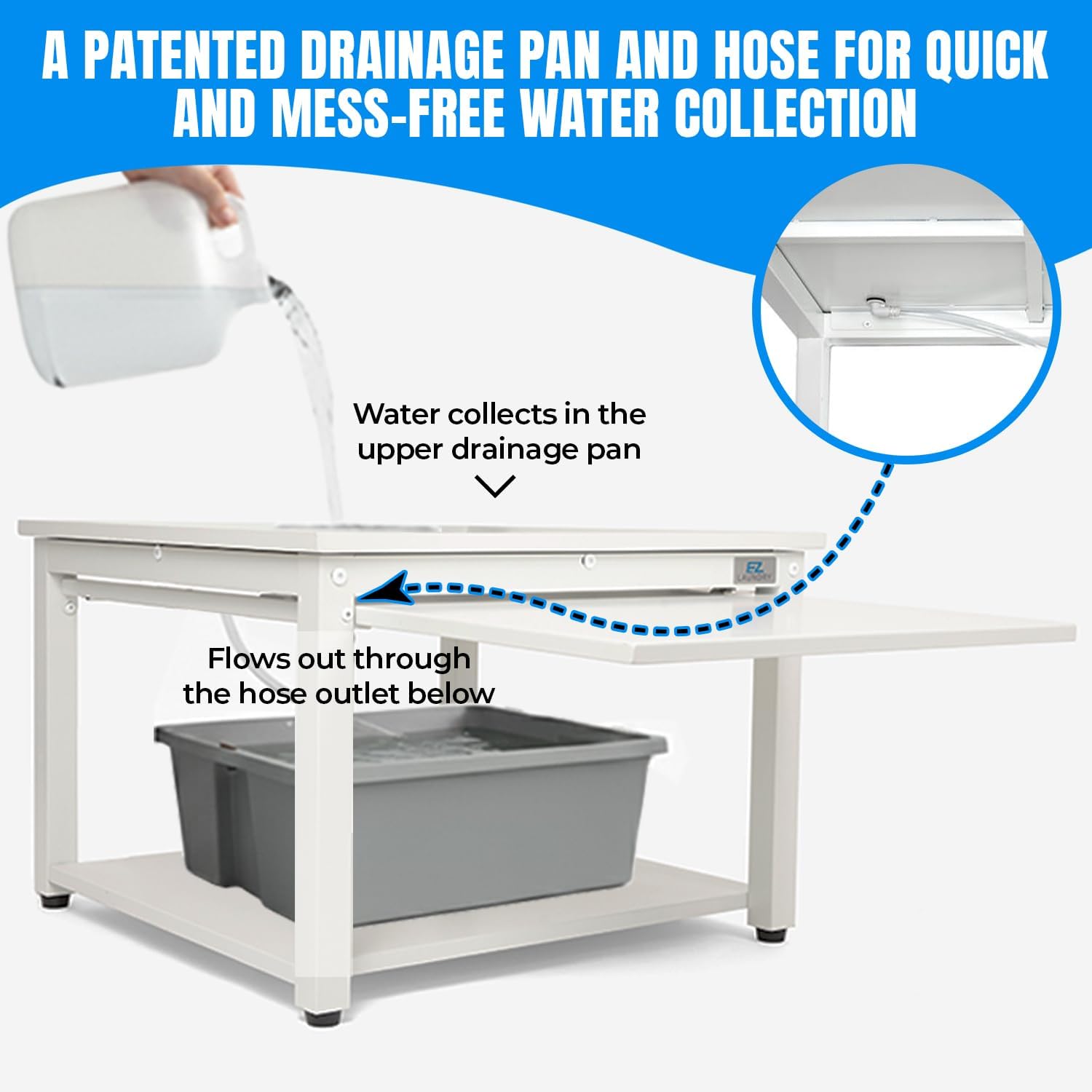 Washer and Dryer Pedestal with Pullout-Shelf - 27