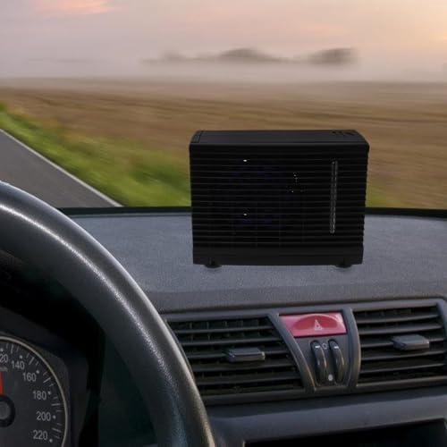 Baluue Portable Air Conditioners - 12V Portable Unit - 2 Speeds Small Portable Air Conditioner for Desk, Office, Car, Camping, White