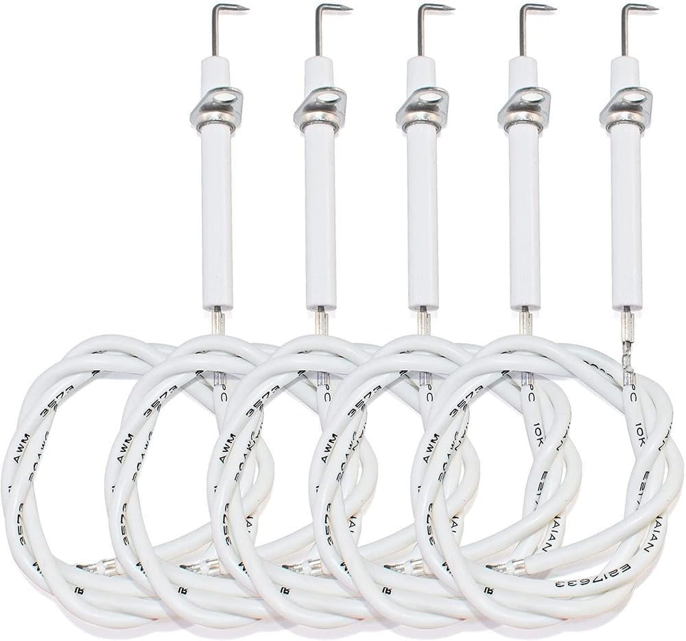 Kit for Vermont Casting Jenn Air Uniflame Grill Igniter Wires Ceramic Electrode