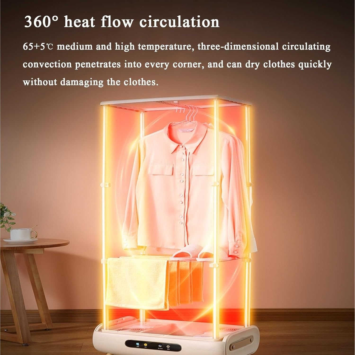 Portable Clothes Home Drying Hanger, Foldable Small Clothing Care Dryer,Foldable Travel Clothing Care Dryer