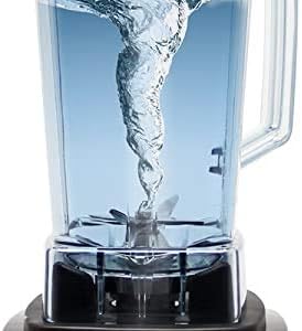 Huanyu Professional Countertop Blender 100 oz Variable Speed & Pulse Feature for Fruit Smoothie Ice Soy Milk Hot Soups Frozen Desserts Crush Mix Home Commercial 2200W G5500 (110V US Plug, Red)