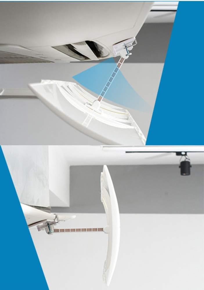 Air conditioning wind deflector Central Anti Direct Blowing Baffle, Angle Adjustable, Retractable Air Conditioner Deflector, Easy Installation