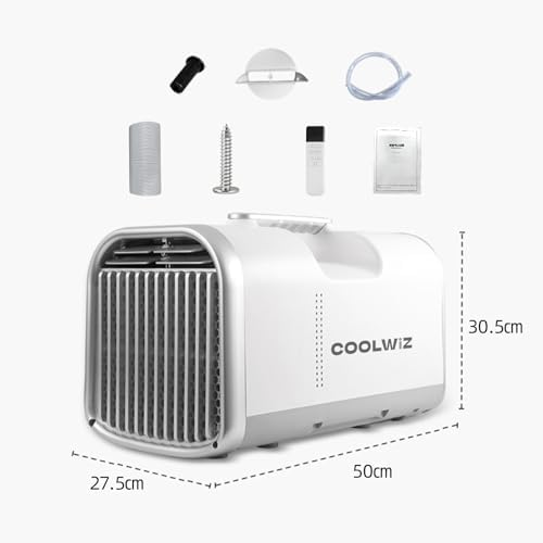 Portable Camping Air Conditioner with Smart Panel,High-Efficiency Portable AC Unit 4500BTU,Outdoor Camping ac for Tents, Cars, Trucks, Parties, Fishing,RV Van Life and Home Use