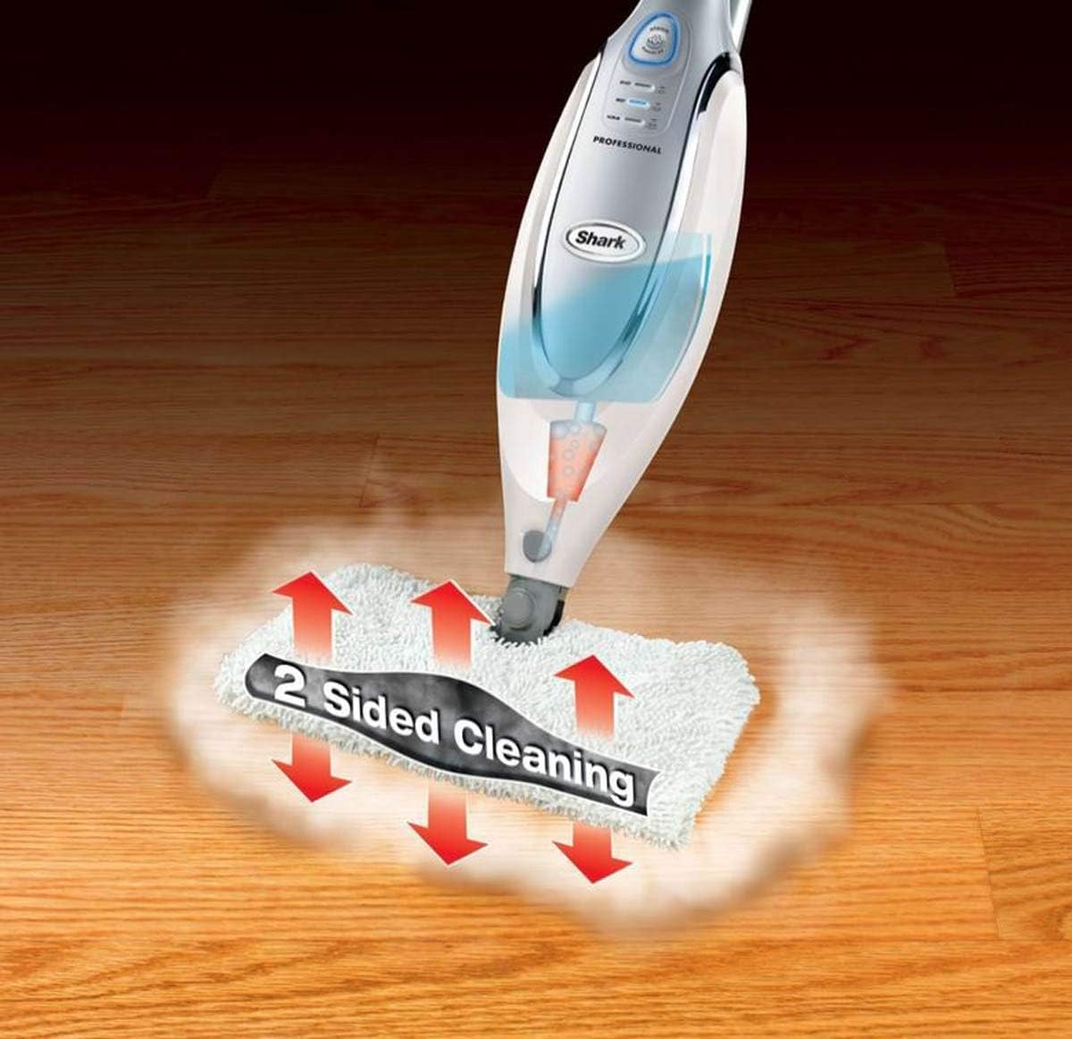 Shark Professional Super-Heated Steam Pocket Mop for Floors | S3601 (Renewed)