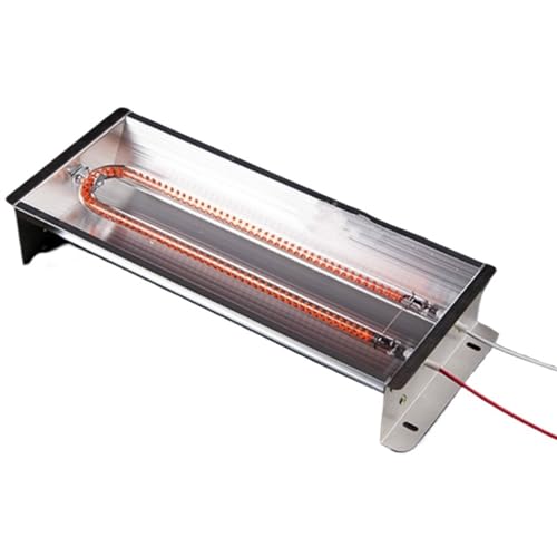Microwave Oven Halogen tube1000W Different Length Heater Electric Element Carbon Fiber Barbecue Heating Tube with Lampshade(1200W,L320 Models)