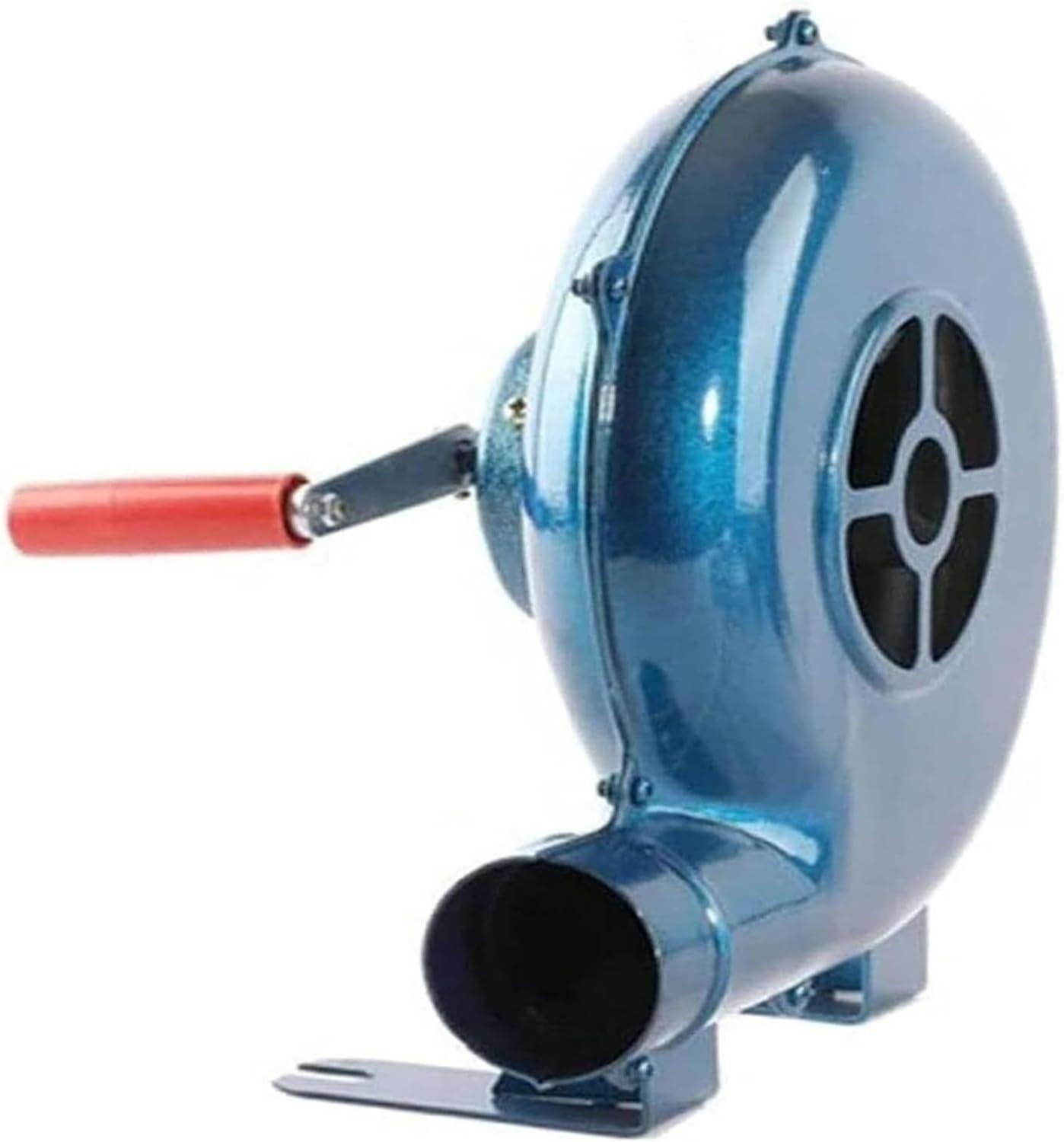 Hand Crank Blacksmith Forge Blower, Outdoor Cooking Barbecue Fire Bellows, For Camping Boiler Barbecue Tool(350W)