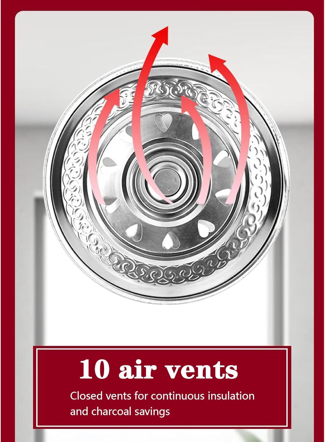 Multifunctional Fire Pit 32 x 20 cm,Stainless Steels,Outdoor Patio Heater for Barbecues,Parties and Camping,Please Select Accessories According to Your Needs (B)