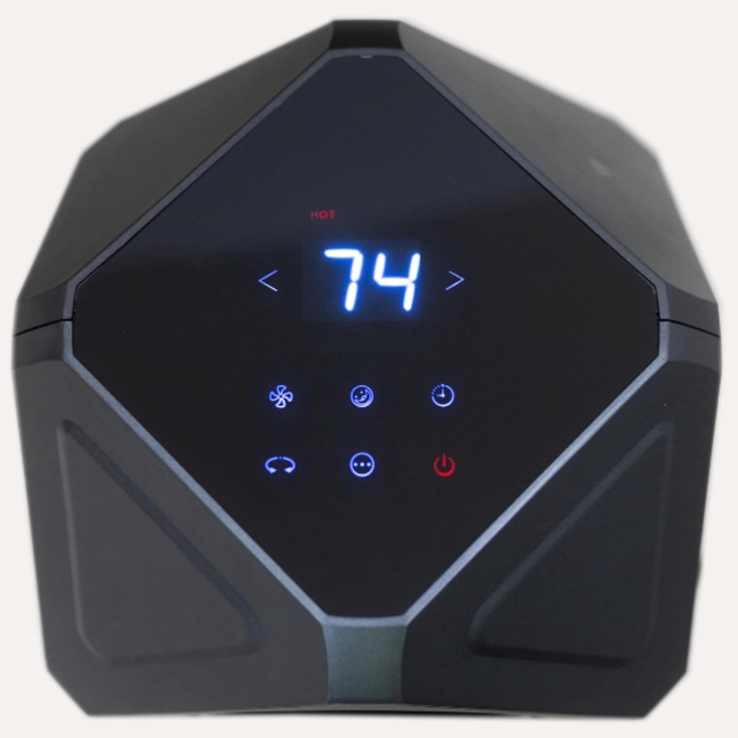 PROPER Air Jet Series-1 Infrared Space Heater Cooler Fan Combo |1500/950 Watt | 10- Fan Speeds | 5- Modes | 40-90 Degree Thermostat | For Indoor use