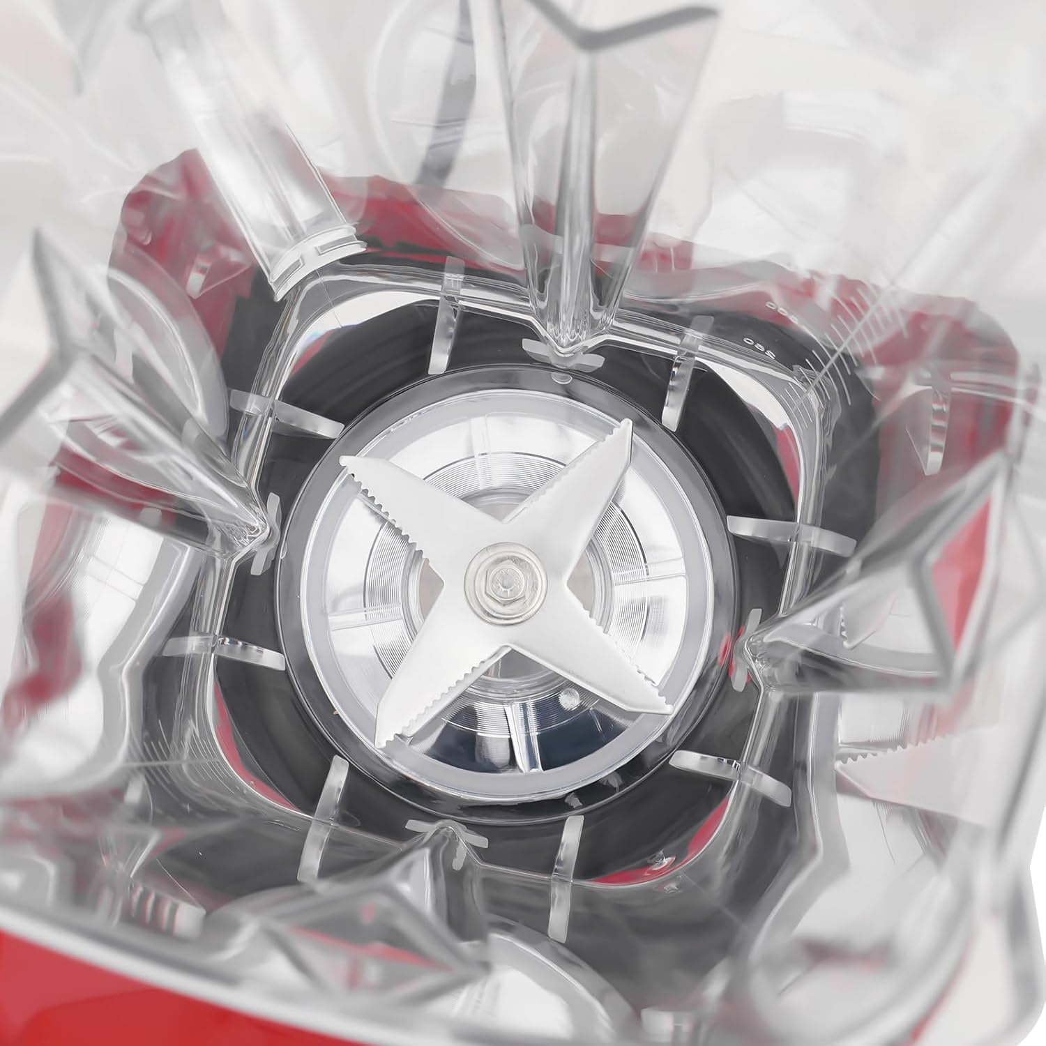 2200W Professional Countertop Smoothie Blender, 2L Heavy Duty stainless steel Commercial kitchen Blender Mixer Juicer Ice Crusher,Adjustable Speed for Milkshakes,Ice Creams, Fresh Juices (Red)