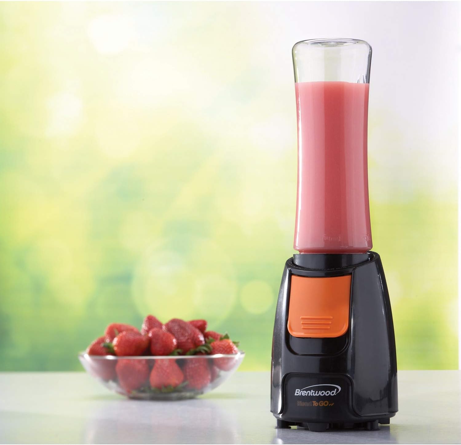 Brentwood Blend to Go Personal Blender with Travel Cup, 20 oz, Black